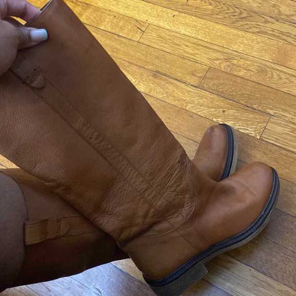 Real leather knee high boots - Picture 3 of 6